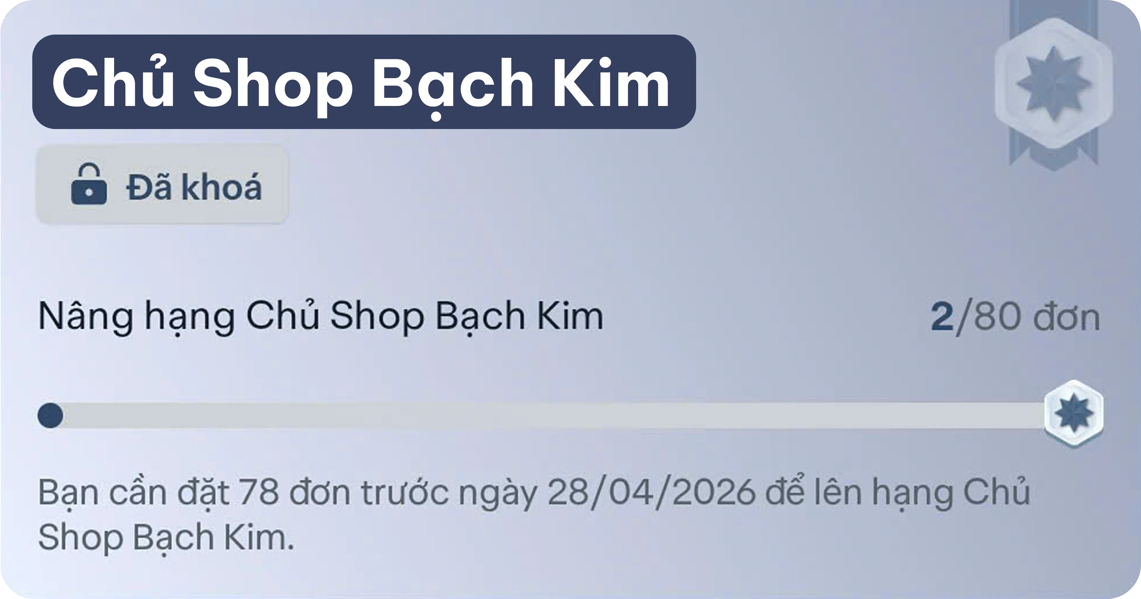 Chủ Shop Bạch Kim