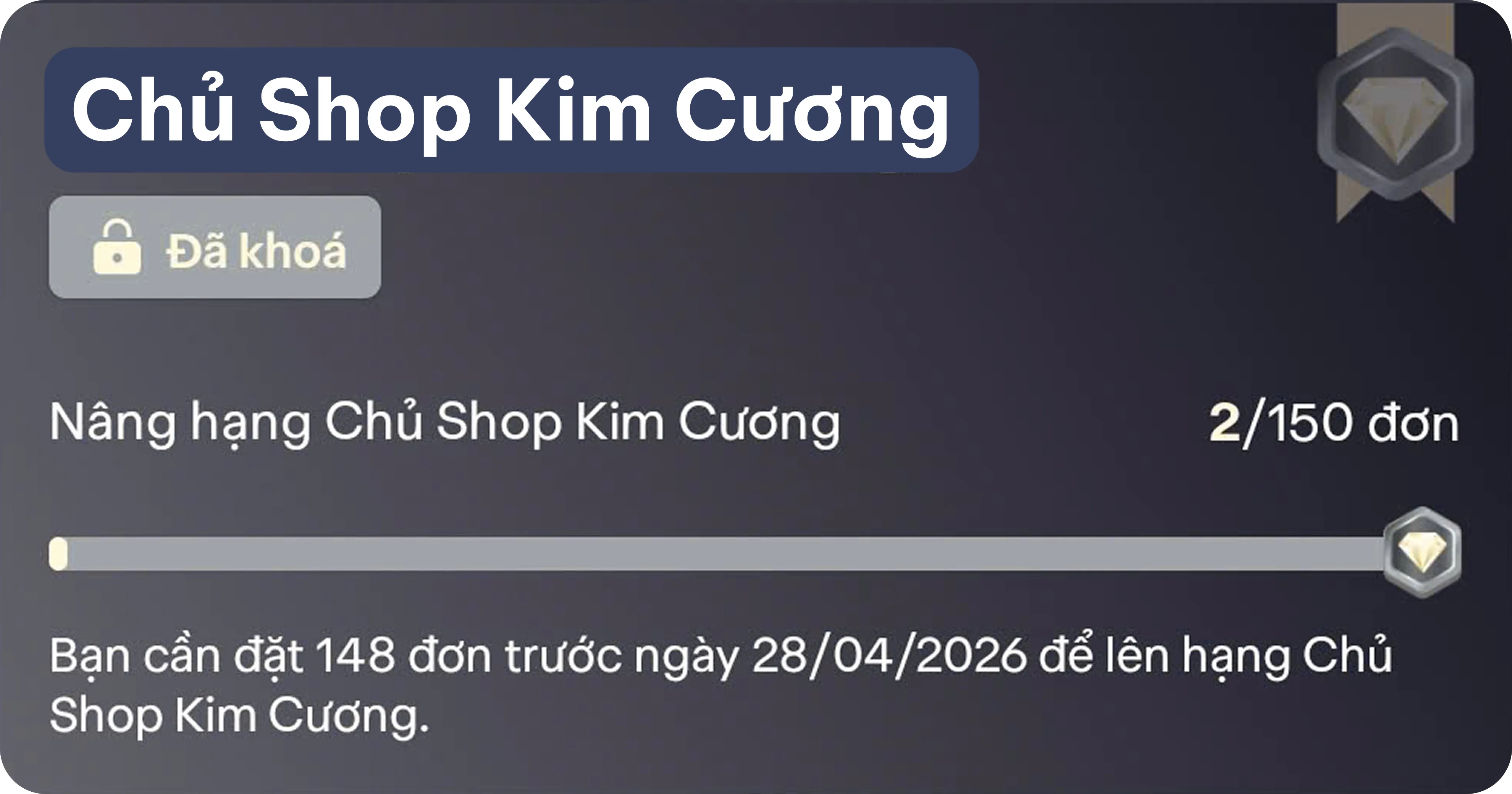 Chủ Shop Kim Cương