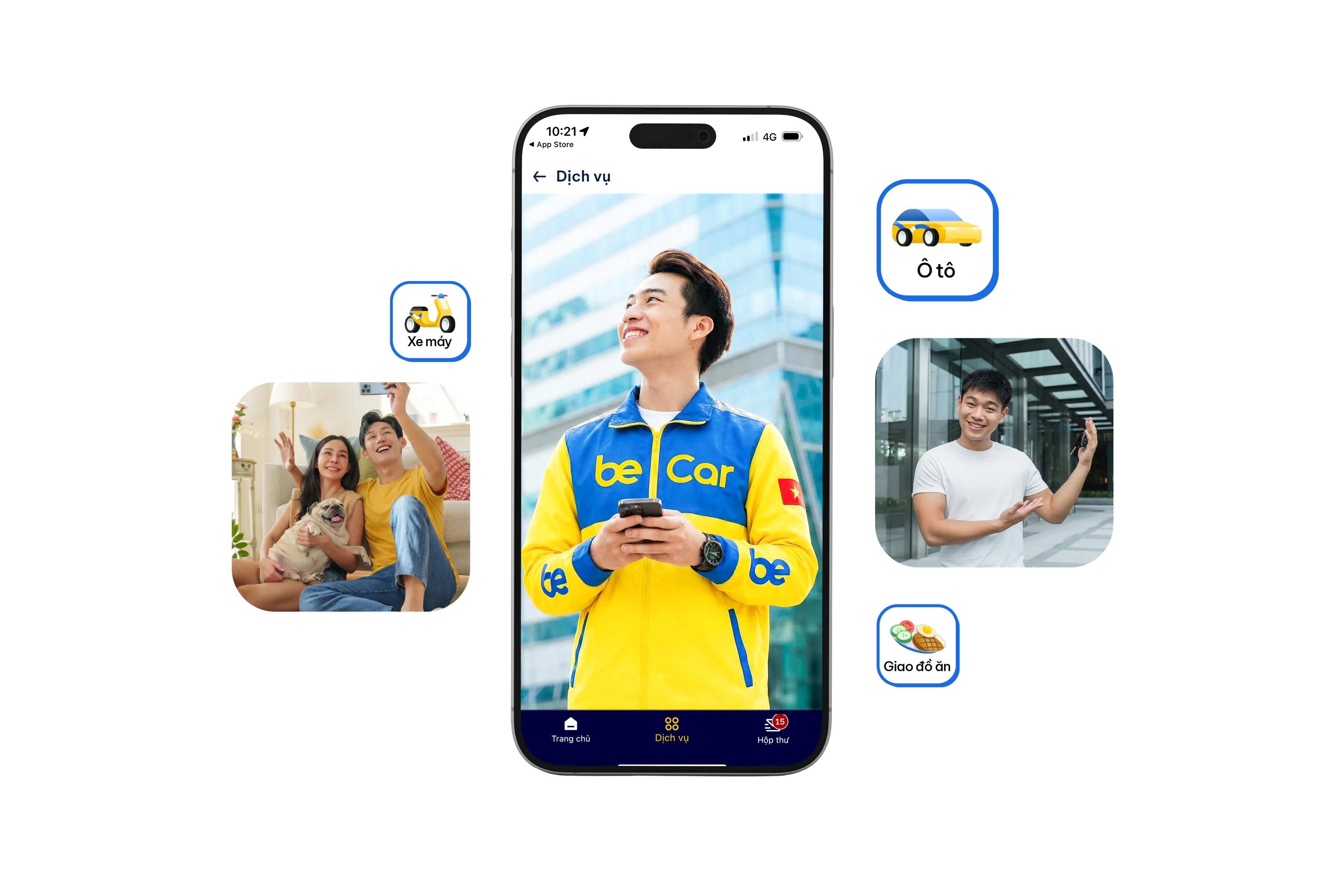 Be App - Đa dạng dịch vụ
