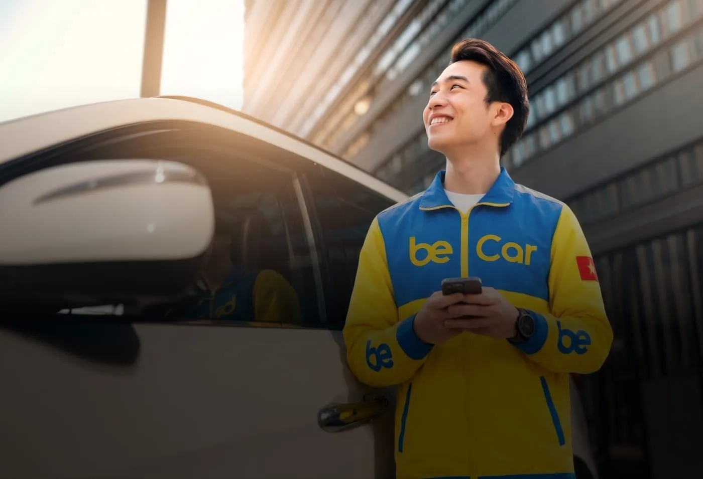 Tài xế beCar sẵn sàng phục vụ doanh nghiệp